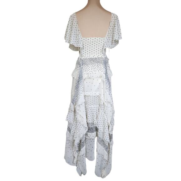 Free People Paqueta Island Dotted Ruffled Tiered Dress - Picture 2 of 7